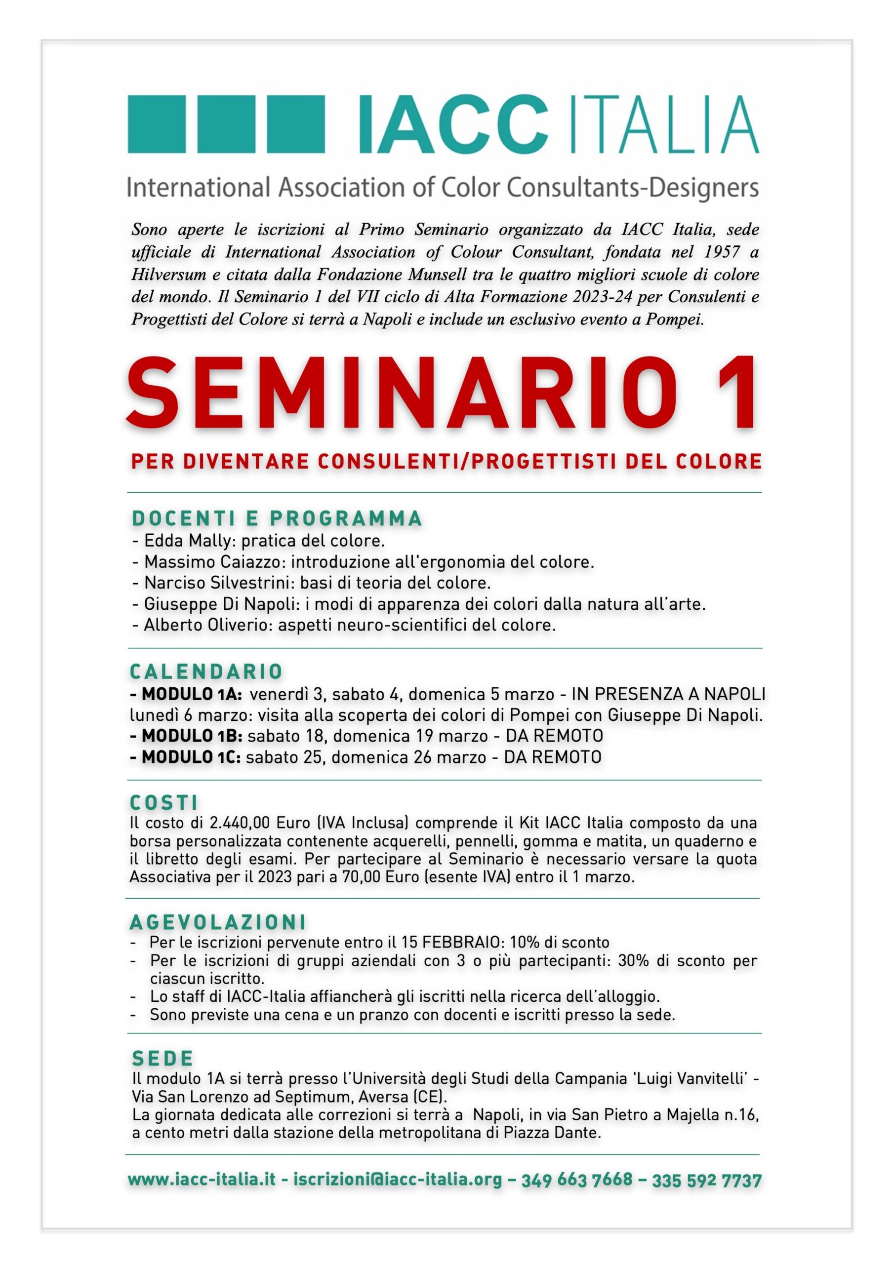 programma seminario