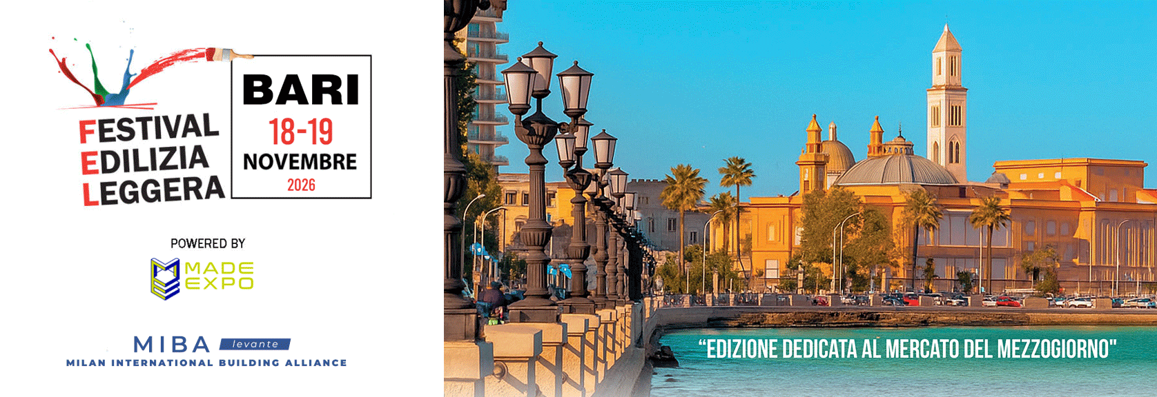 Festival Edilizia Leggera - Bari, 18-19 novembre 2026